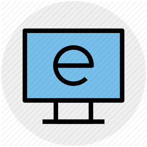 E Learning, Explore, Internet, Internet Explorer, Lcd, Learning Icon