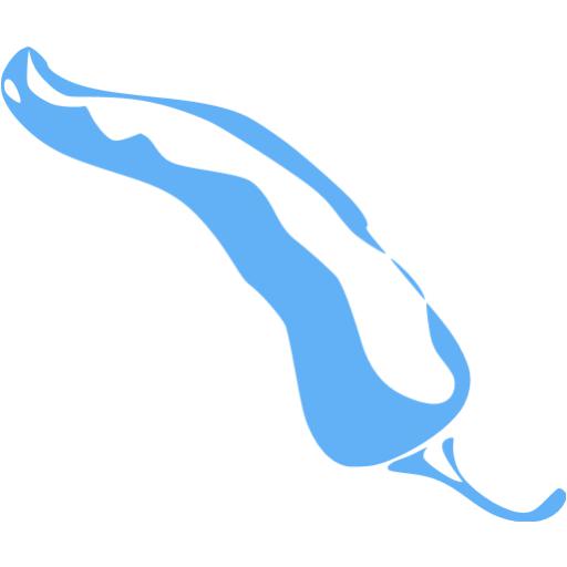 Tropical Blue Chili Pepper Icon