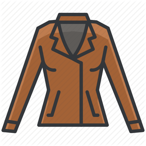 Clothes, Clothing, Fashion, Jacket, Leather Icon