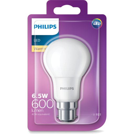 Philips Globes Led Bulb Warm White Bc