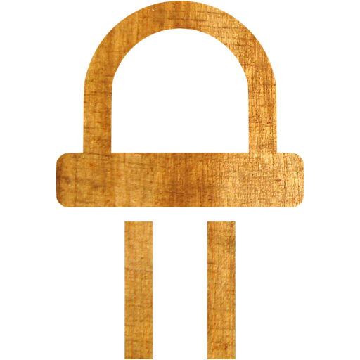 Light Wood Led Diode Icon