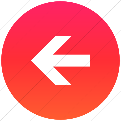 Flat Circle White On Ios Orange Gradient Aiga Left