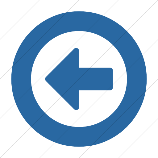 Simple Blue Bootstrap Font Awesome Arrow Circle O Left Icon