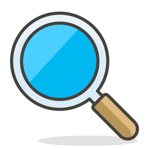Magnifying, Glass, Tilted, Left Icon Free Of Free Vector Emoji