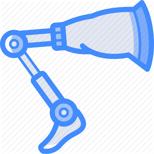 Cybernetic, Cybernetics, Leg Icon