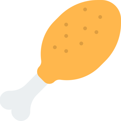Food, Chicken, Leg Icon Free Of Colocons Free