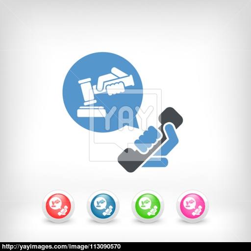 Legal Assistance Icon Vector