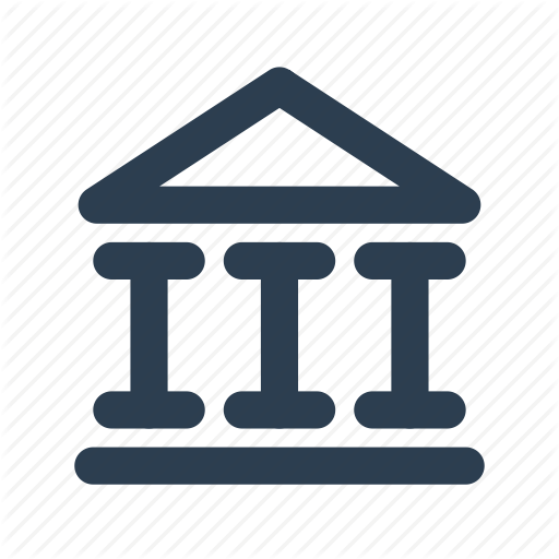 Bank, Goverment, Institution, Legal Icon