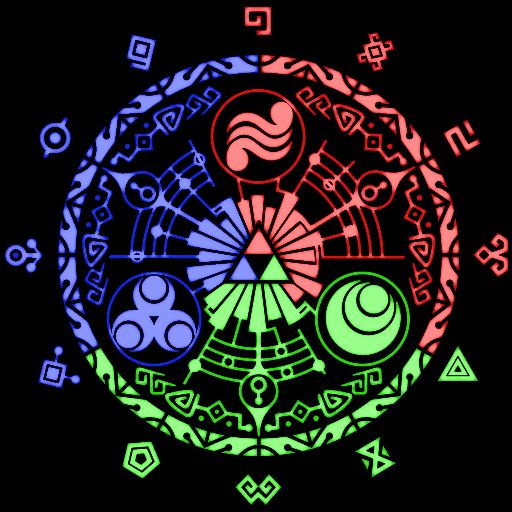 The Triforce Symbol On The Gate Of Time In Skyward Sword Legend