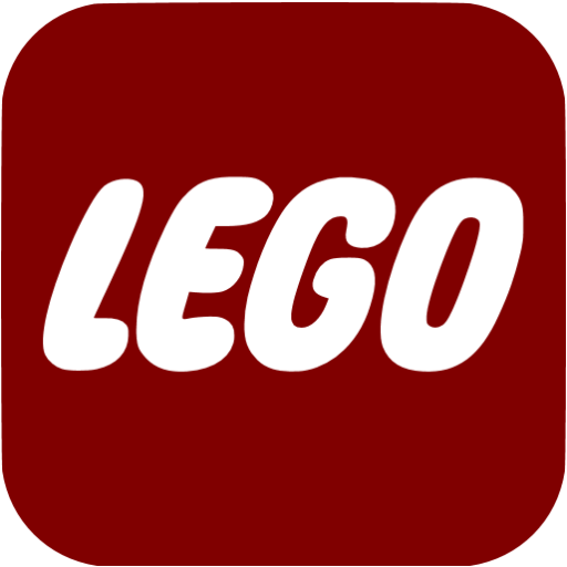 Maroon Lego Icon