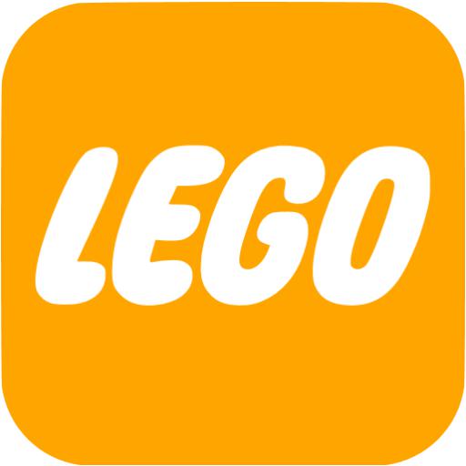 Orange Lego Icon