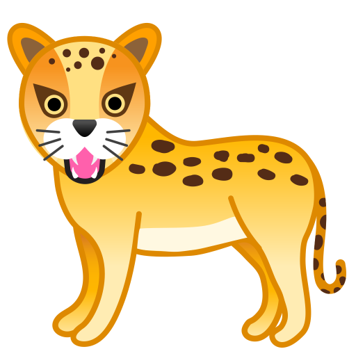 Leopard Icon Noto Emoji Animals Nature Iconset Google
