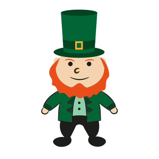 Gold, Happy, Leprechaun, Patrick, Irish, Irish Pot Icon