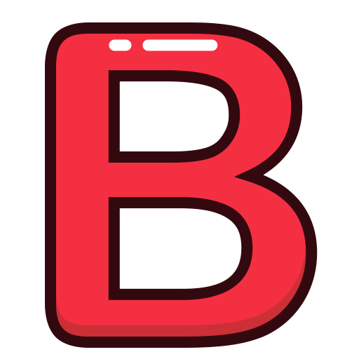 Alphabet, B, Letter, Letters, Red Icon