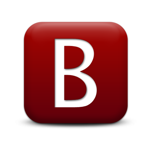 Letter B Save Icon Format