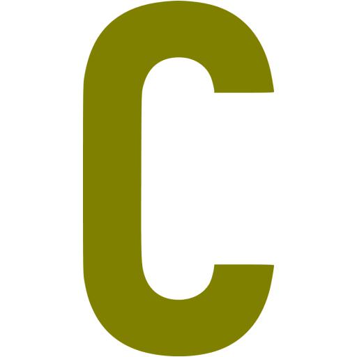 Olive Letter C Icon