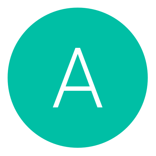 Material Letter Icons