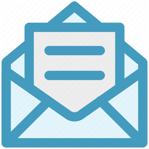 Envelope, Letter, Mail, Message, Open Letter Icon