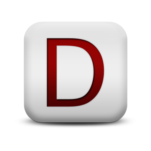 Letter D Icons