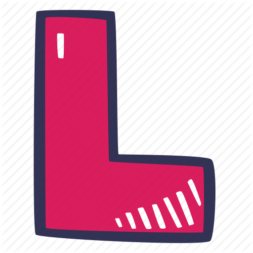 Feelings, Hand Drawn, Letter L, Love, Romantic, Valentines