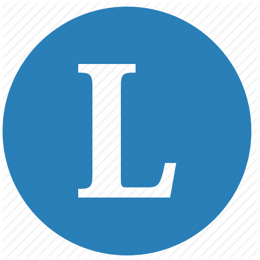 Keyboard, L, Latin, Letter, Round, Uppercase Icon