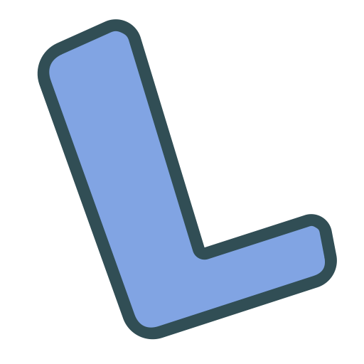 L, Brand, Single, Letter Icon