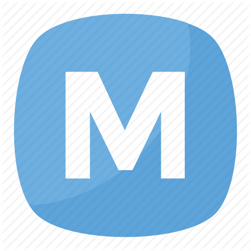 Alphabet M, Letter M, M Button, M Emoji, Squared M Icon