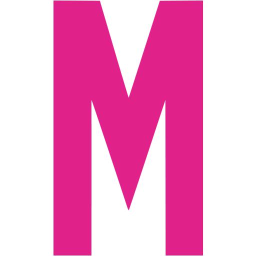 Barbie Pink Letter M Icon