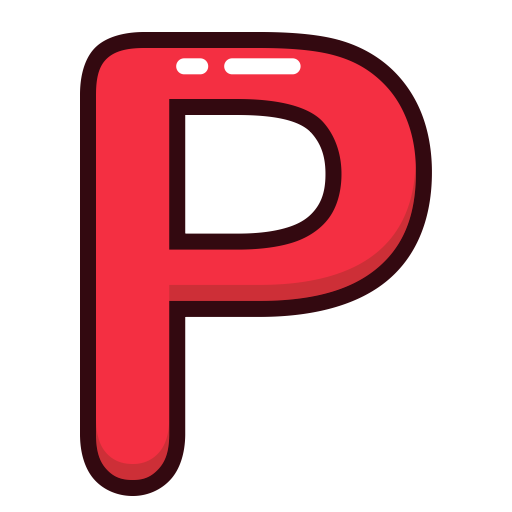 Alphabet, Letter, Letters, P, Red Icon
