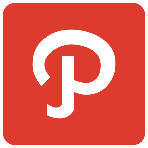 P, Letter, Path, Sign, Alphabet Icon