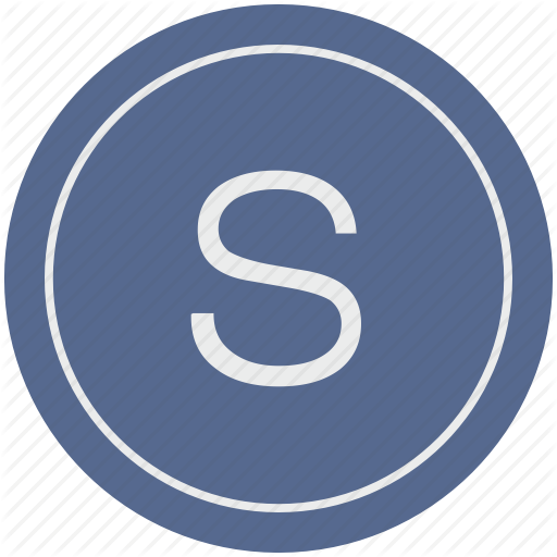 English, Latin, Letter, S, Uppercase Icon