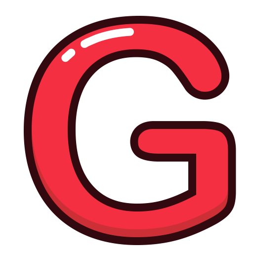 Red, G, Alphabet, Letter, Letters Icon