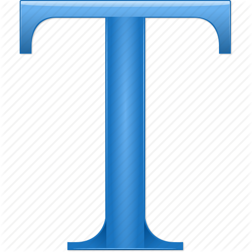 Alphabet, Document, Font, Letter T, Text, Type, Word Icon