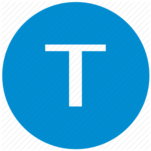 Key, Latin, Letter, T Icon