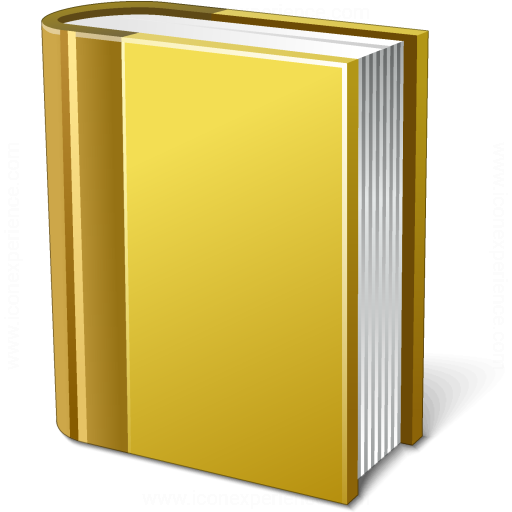 Iconexperience V Collection Book Yellow Icon