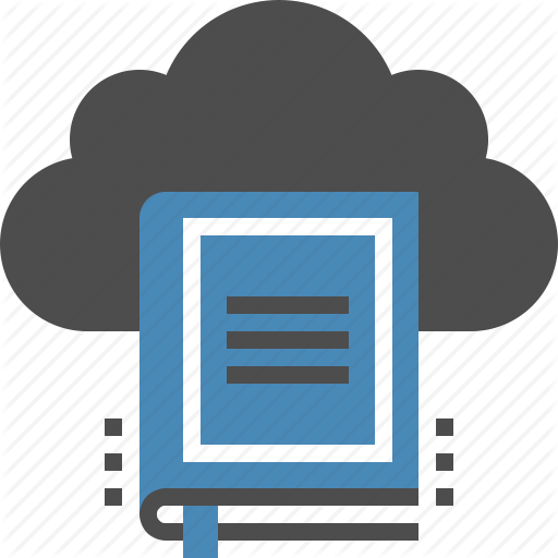 Book, Cloud, Digital, Education, Internet, Library, Online Icon