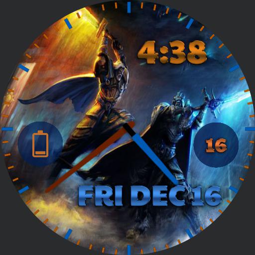 Tirion Vs Arthas For Huawei Watch