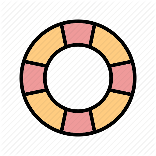Life Preserver, Protection, Secure, Water Icon