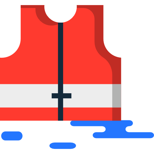 Life Vest, Preserver, Lifesaver Icon