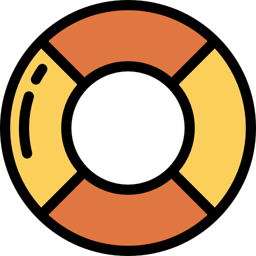 Float, Rubber Ring, Life Preserver Icon