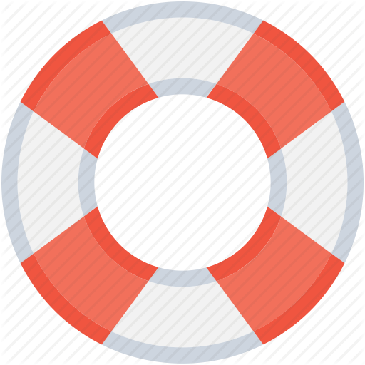 Life Ring, Lifebuoy, Lifeguard, Lifesaver, Ring Buoy Icon