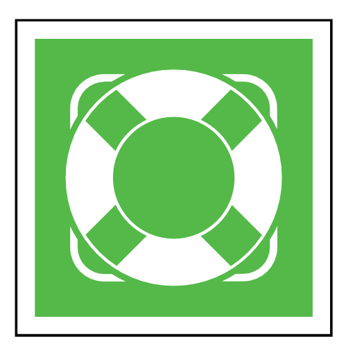 Sign, Emergency, Code, Sos, Float, Life Jackets Icon Free