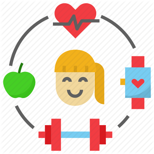 Diet, Exercise, Fitness, Health, Healthy, Lifestyle Icon