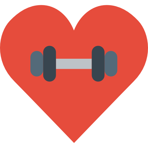 Gym, Lifestyle, Sports And Competition, Heart, Love Icon