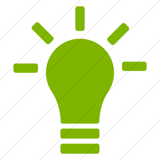 Simple Green Foundation Lightbulb Icon