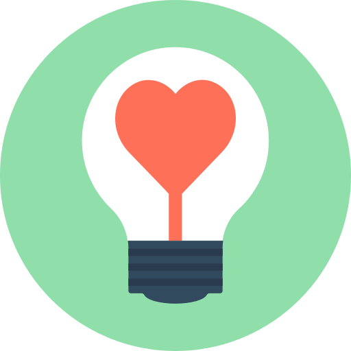 Light Bulb Love Png Icon