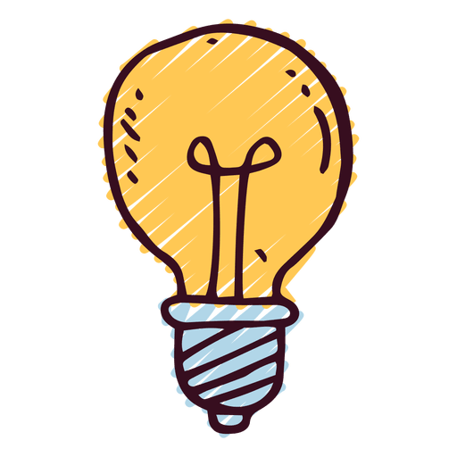 Lightbulb Doodle Icon