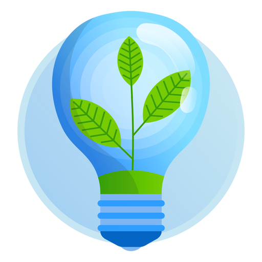 Nature Light Bulb Icon