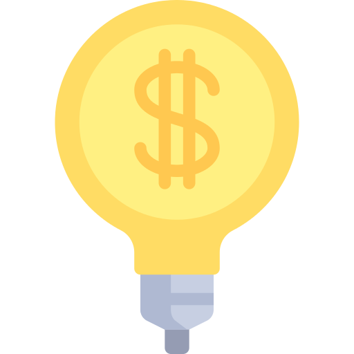 Light Bulb Money Png Icon