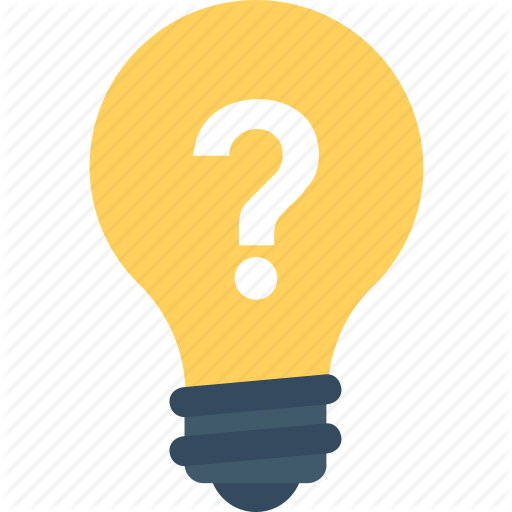 Bulb, Idea, Light Bulb, Question Mark, Thinking Icon